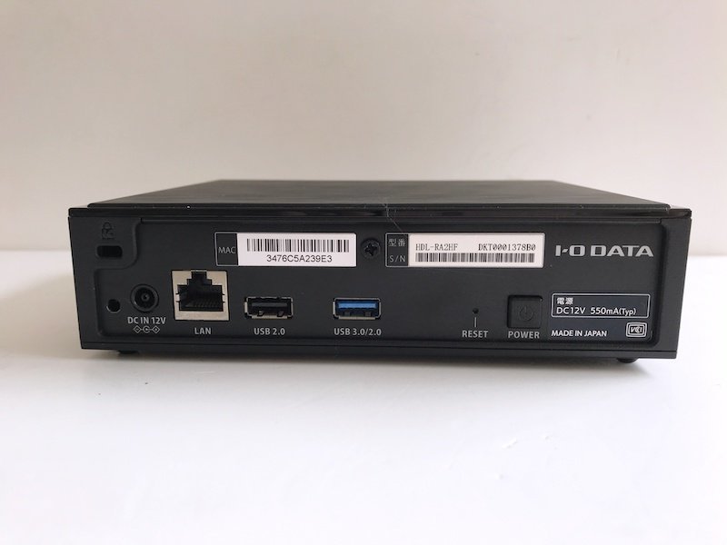 I-O DATA SOUNDGENIC HDL-RA2HF 動作OK 現状品 取説・電源ケーブル