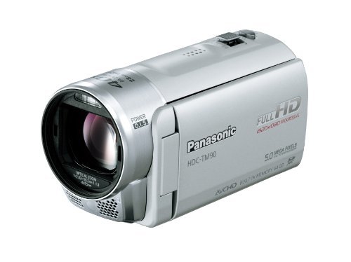 パナソニック デジタルハイビジョンビデオカメラ TM90 内蔵メモリー64GB ソリッドシルバー HDC-TM90-S(品)