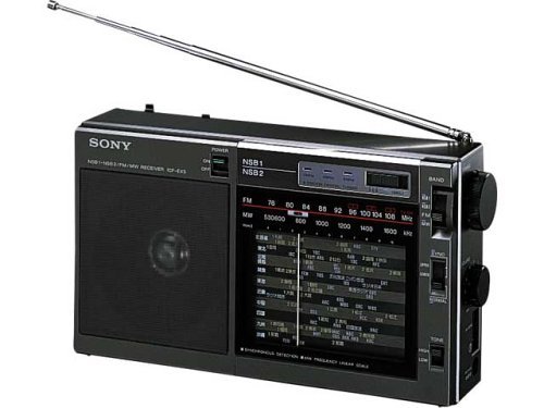 SONY TV（1ch-3ch）/FM/AM/ラジオNIKKEIポータブルラジオザ・感度。エクストラ ICF-EX5(品)