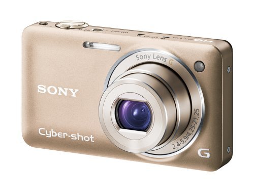 ソニー SONY デジタルカメラ Cybershot WX5 (1220万画素CMOS/光学x5) ゴールド DSC-WX5/N(品)