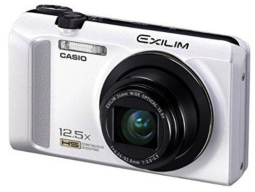 CASIO デジタルカメラ EXILIM EX-ZR200 ホワイト EX-ZR200WE(品)