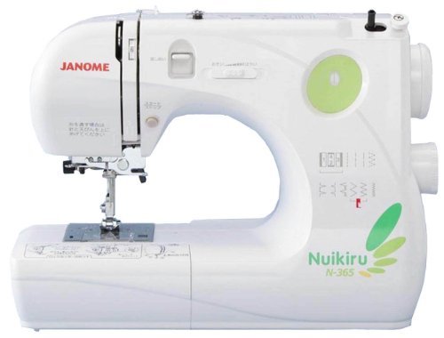 JANOME ジャノメ コンパクト電子速度制御ミシン 【Nuikiru】 N-365(品)