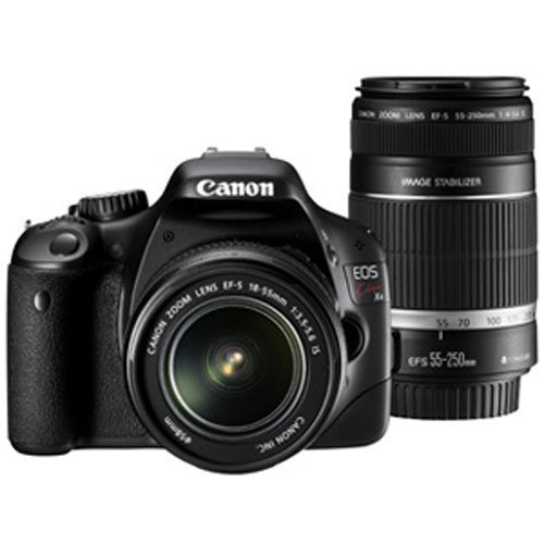 Canon デジタル一眼レフカメラ EOS Kiss X4 ダブルズームキット KISSX4-WKIT(品)