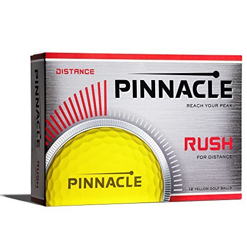 PINNACLE(ピナクル) ゴルフボール PINNACLE RUSH 2ピース 12個入り ホワイト P4034S(未開封 未使用品)