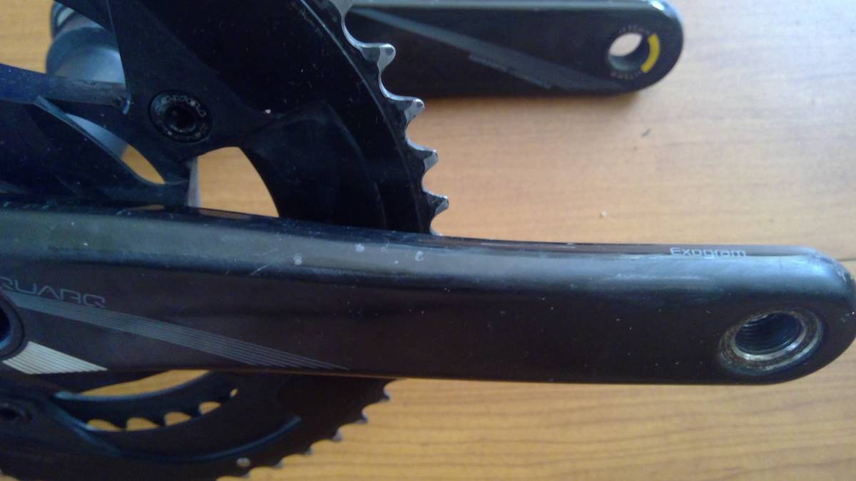 経典 GXP 175mm ELSA QUARQ 130BCD RED SRAM カーボンクランク