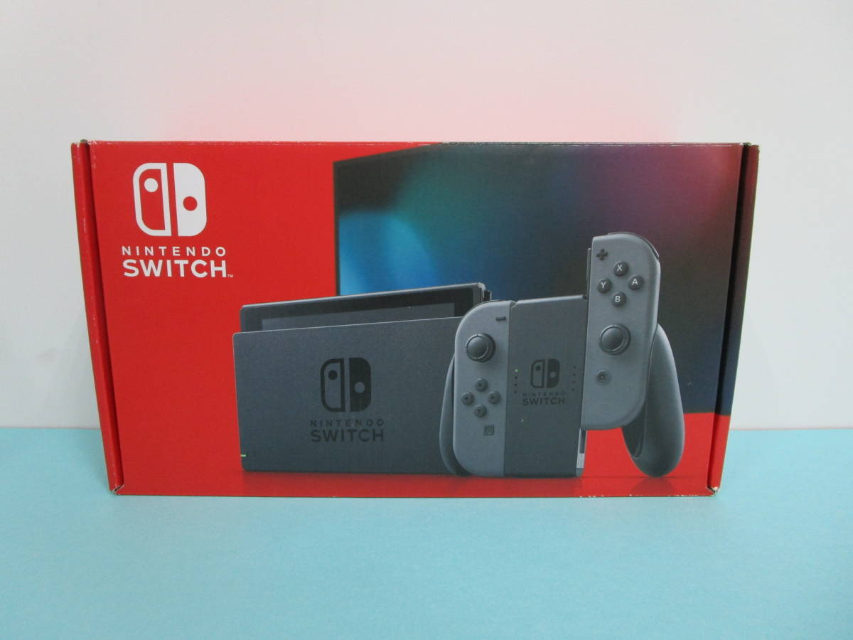 未使用 Nintendo Switch ニンテンドー スイッチ本体 グレー ②
