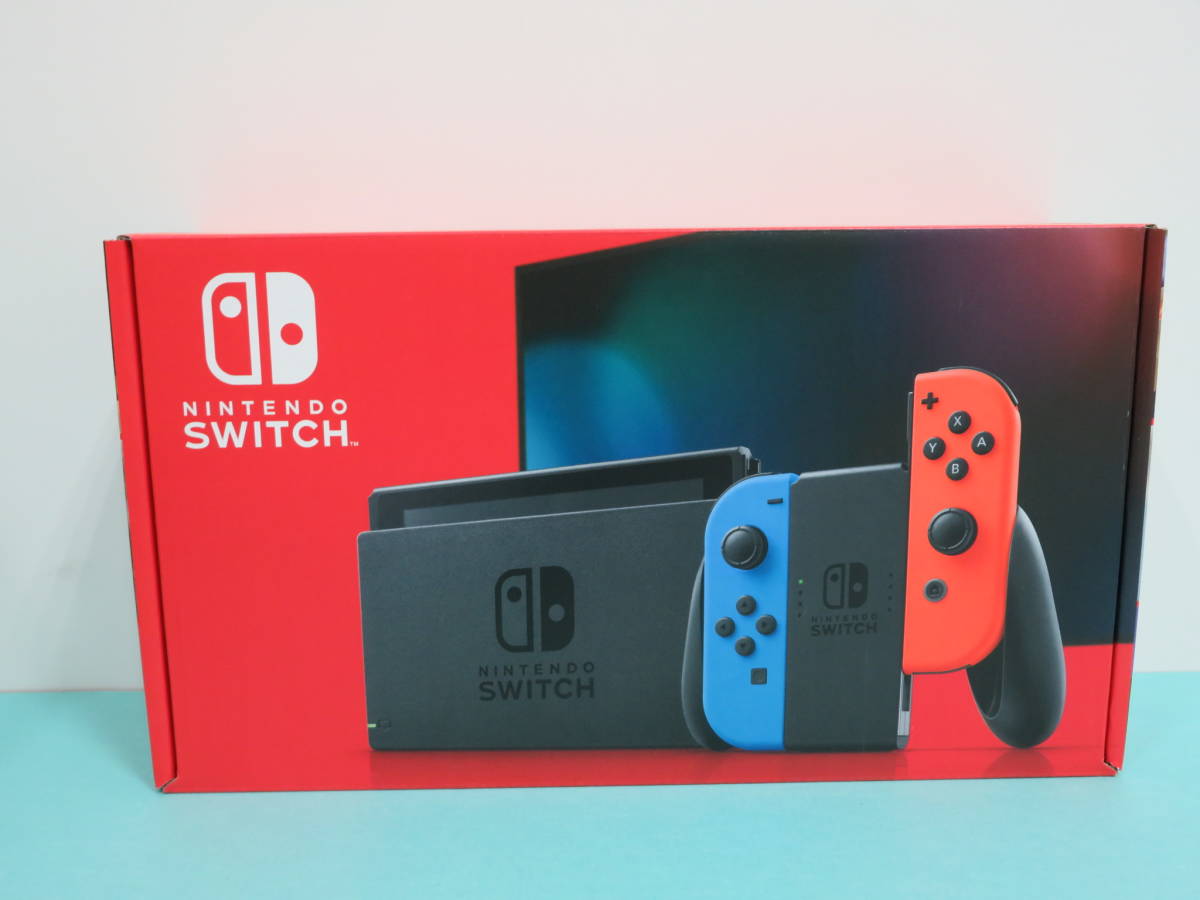 Nintendo Switch ニンテンドー スイッチ本体 ネオンブルー/ネオン