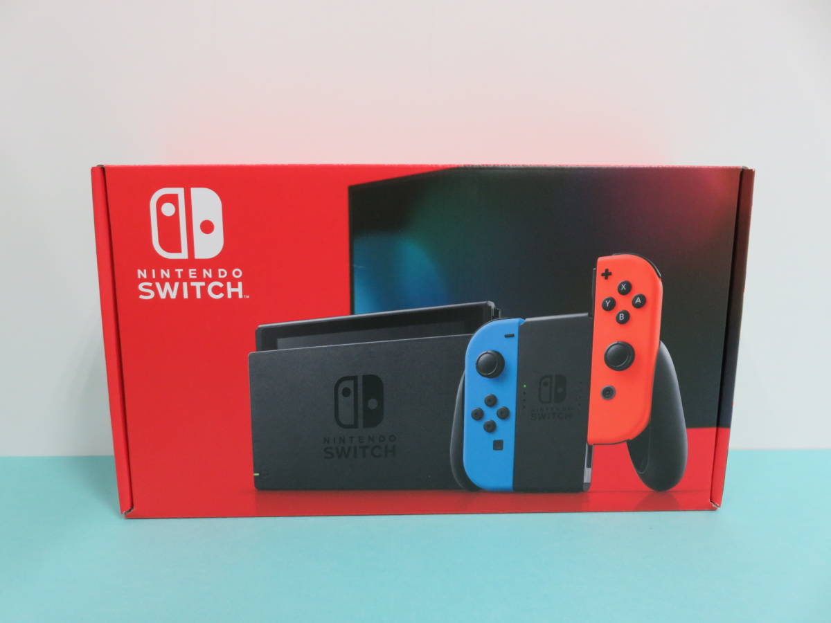 未使用 Nintendo Switch ニンテンドー スイッチ本体 ネオンブルー