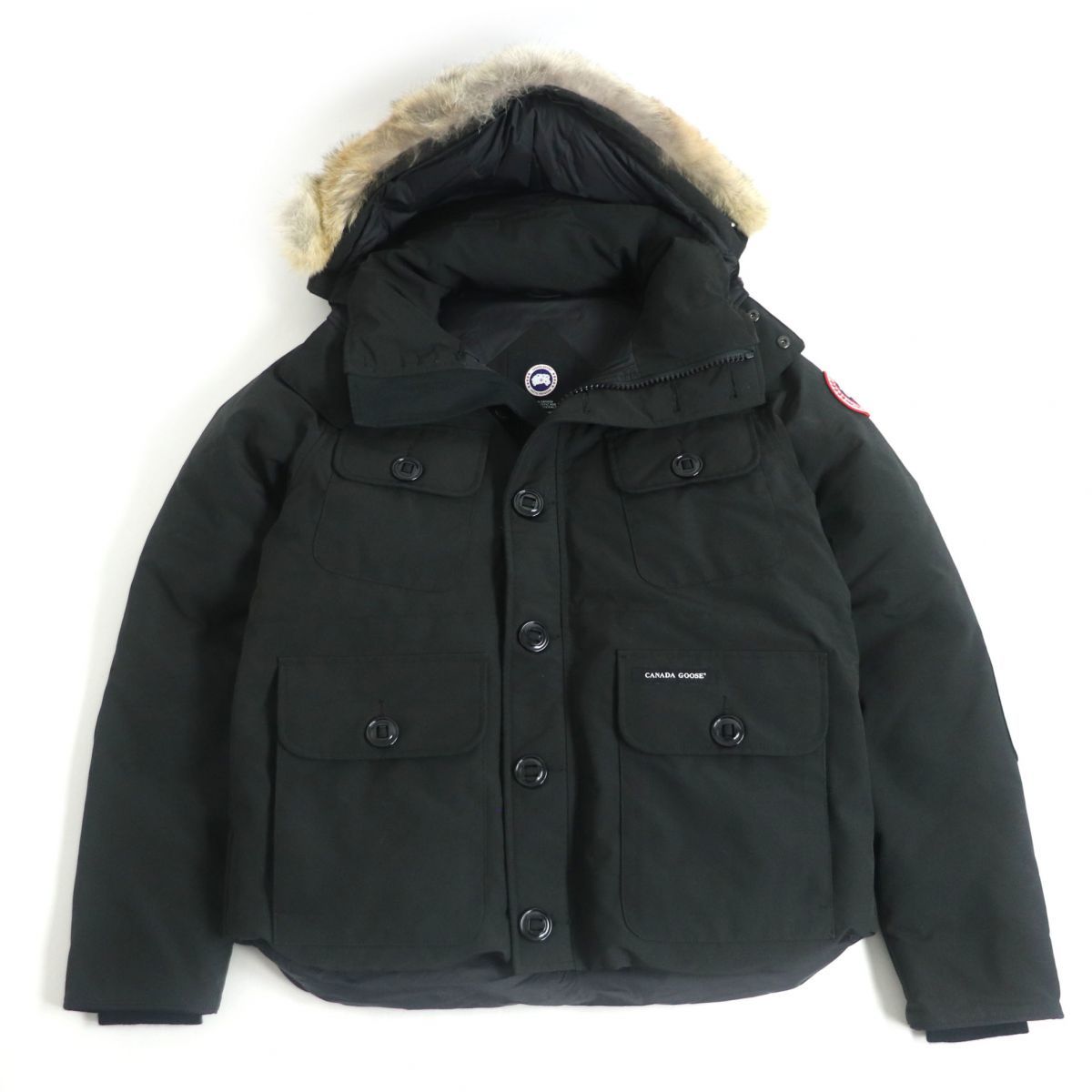 美品□カナダグース 2301JM RUSSELL PARKA/ラッセル ロゴワッペン
