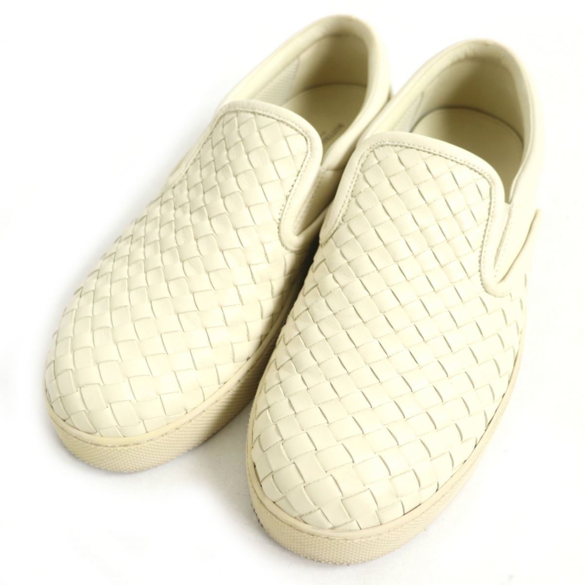 美品□BOTTEGA VENETA/ボッテガヴェネタ イントレチャート レザー