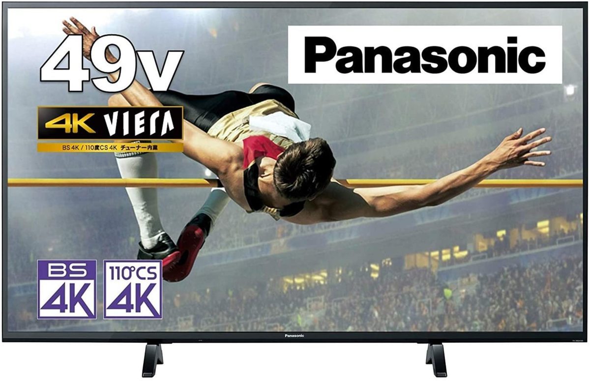 パナソニック 49V型 4K液晶テレビ TH-49GX500 4Kチューナー内蔵/無線接続/ブラウザ/youtube/Amazon/画面分割/netflix/hulu _画像1