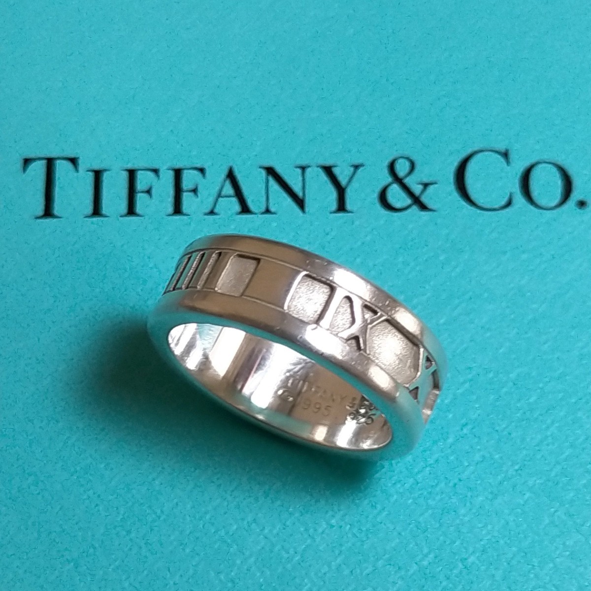 TIFFANY & Co ティファニー アトラス リング 指輪 シルバー 9号から10