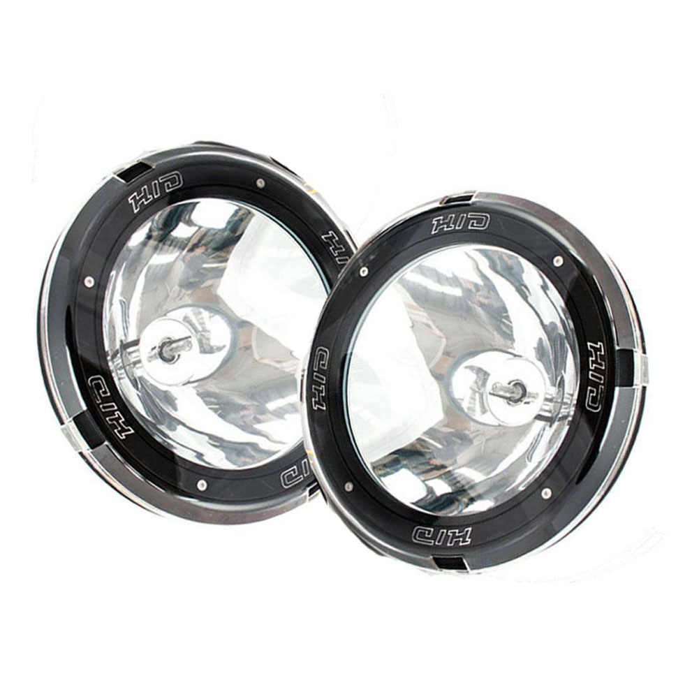  working light 2 pcs HID working light . angle round 12V/100W 9 -inch floodlight spotlight agricultural machinery off-road car nighttime work car construction machine for disaster prevention one year guarantee 