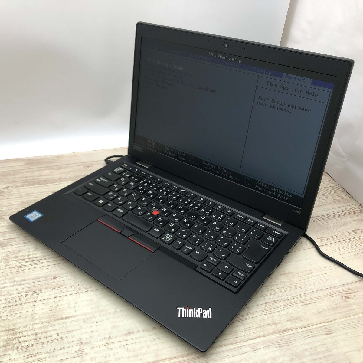 【難あり】 Lenovo ThinkPad L380 20M6-S0MY00 Core i5 8250U 1.60GHz/16GB/256GB(SSD) 〔A0133〕