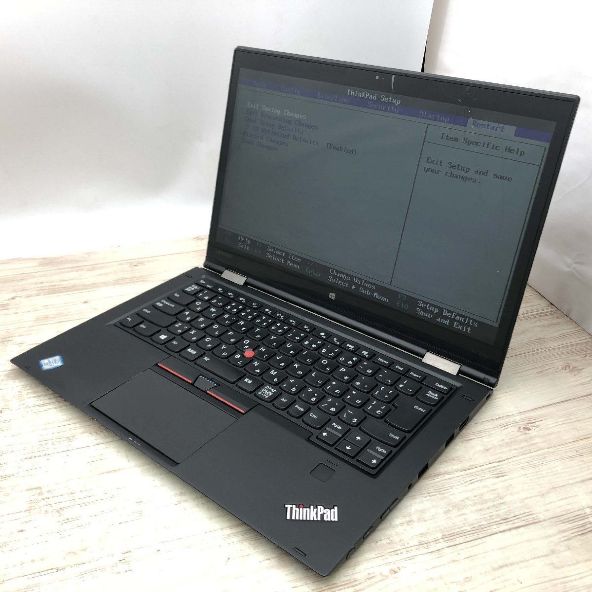 【難あり】 Lenovo ThinkPad X1 Yoga 20FR-S2490J Core i7 6600U 2.60GHz/16GB/512GB(NVMe) 〔0704N4〕