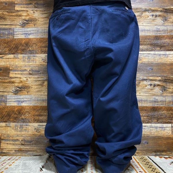 ディッキーズ 874 w38 ワークパンツ 紺 ネイビー 古着 バギー ディッキーズ 874 w38 ワークパンツ 紺 ネイビー 古着 バギー
