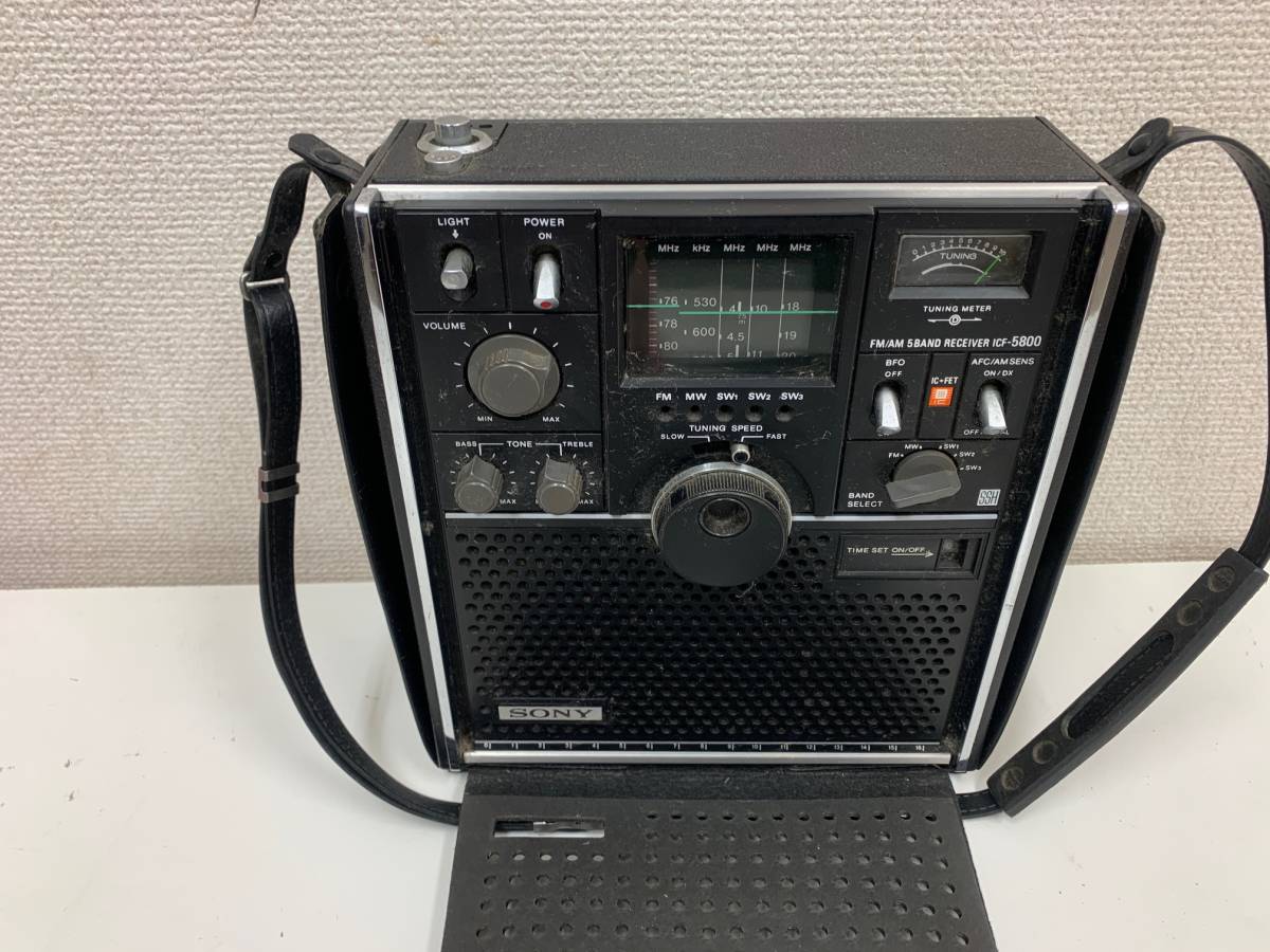 SONY 5バンドラジオ スカイセンサー ICF-5800 9itjrfnzLX, オーディオ 