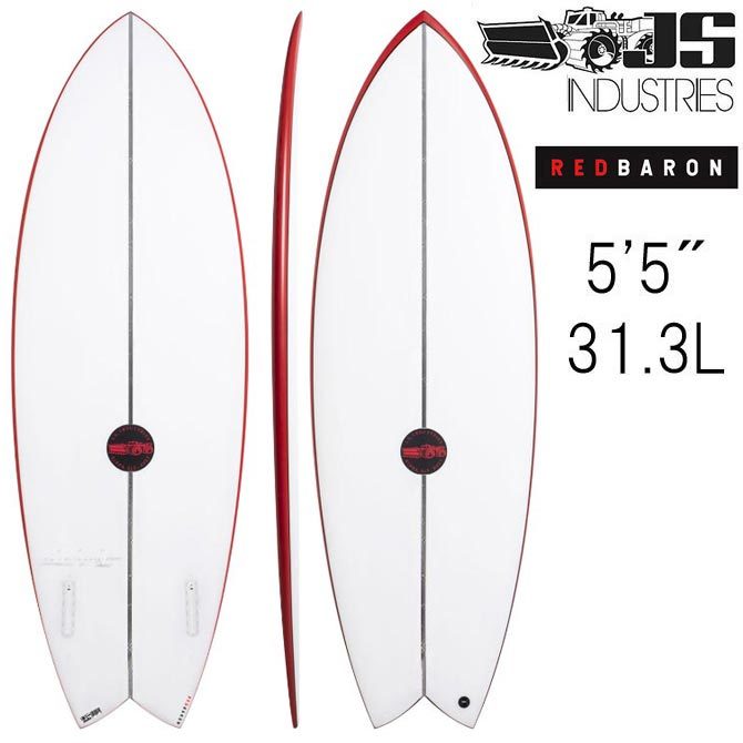 JS サーフボード レッドバロン PE モデル 5'5 31.3L / JS Industries Red Baron PE_画像1