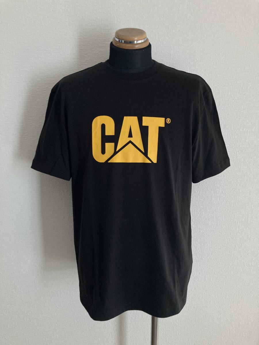 【CATERPILAR】Tシャツ 国内M相当 CATロゴ 建機 重機 世界キャタピラー 未使用品 _画像1