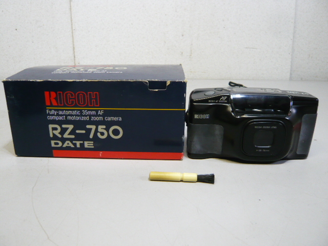 ☆RICOH リコー コンパクトフィルムカメラ RZ-750 DATE 元箱有り！60サイズ発送_画像1