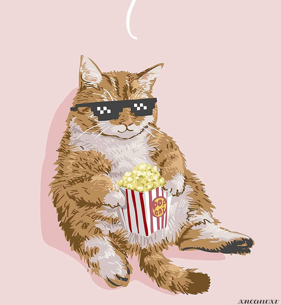 まったり猫 アートポスター インテリア 壁掛け 部屋飾り 装飾画 キャンバス 絵画 おしゃれ 動物 ねこ アニマル アート 鑑賞 模様替え