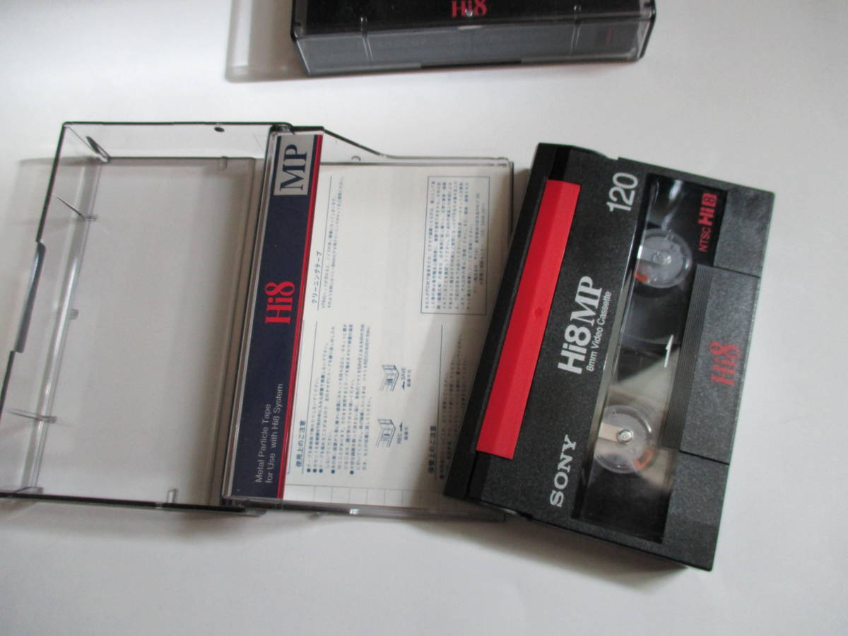 代引き手数料無料 SONY 8ミリテープ Hi8MP 120分 VIDEO CASSET 2本 録画使用品