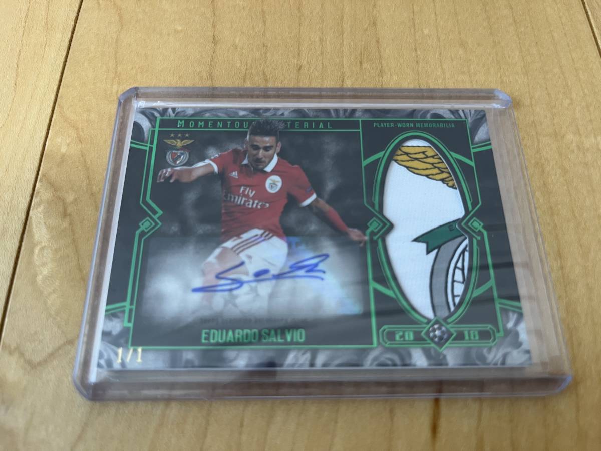 エドゥアルド・サルビオ 1/1 1of1 ベンフィカ 2017−18 TOPPS