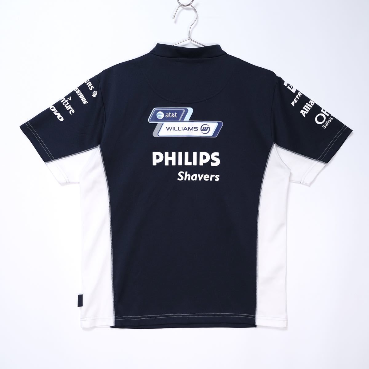 AT&T WILLIAMS/ウィリアムズF1/ハーフジップシャツ/ドライ素材 AT&T WILLIAMS/ウィリアムズF1/ハーフジップシャツ/ドライ素材