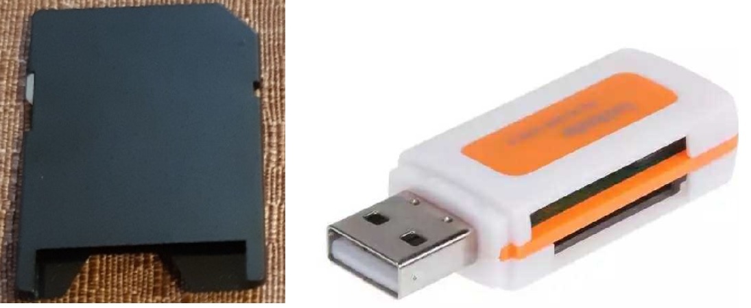 USB対応マイクロSDカードSDカードリーダーライター★MiniSDアダプターカードとケース付き