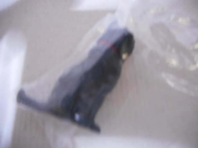 海洋堂☆カプセルQ 日本ペット動物大全1☆日本猫 （黒）☆０４_参考写真。