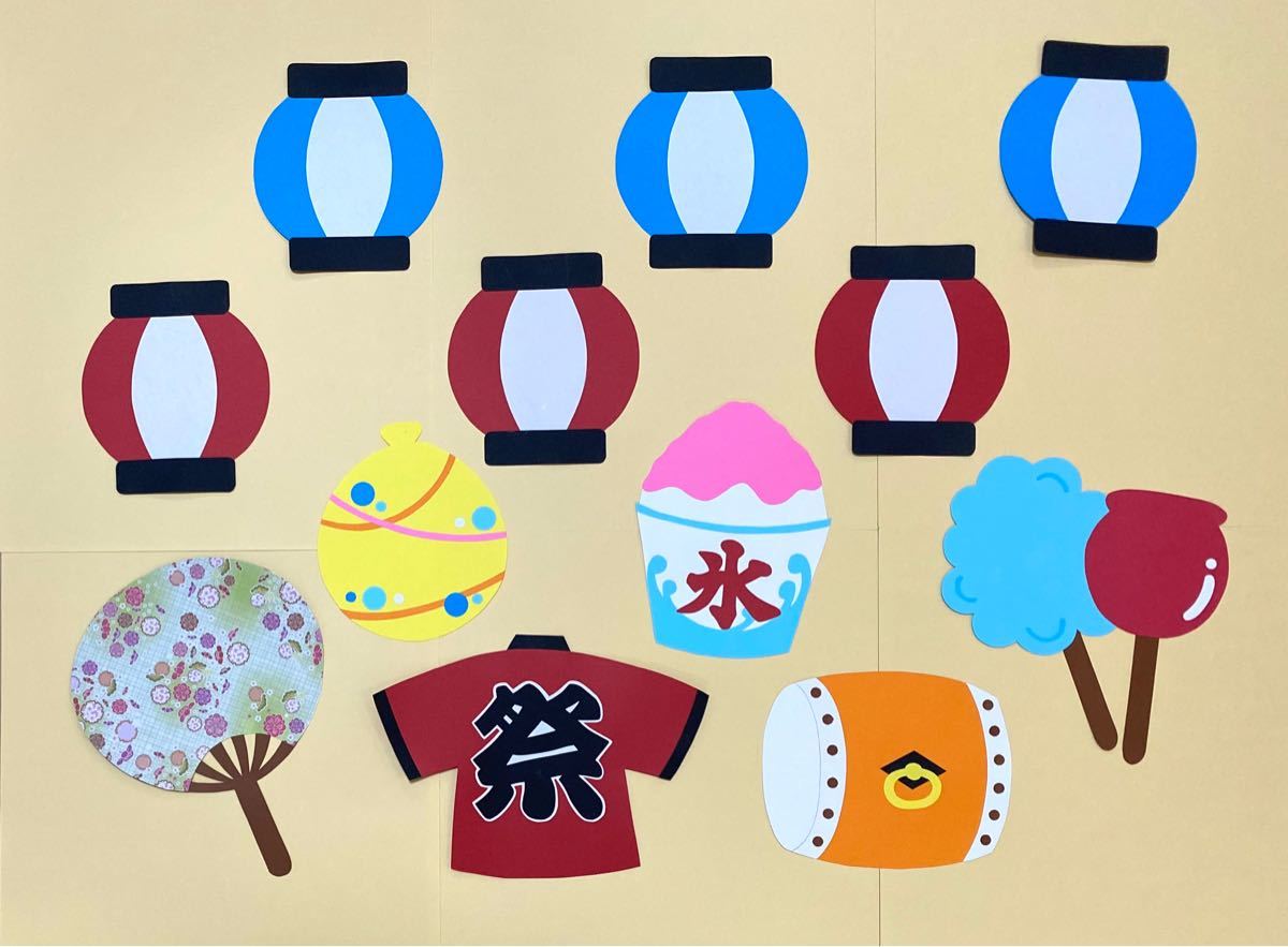 壁面飾り 特大夏祭りセット | LondonShop