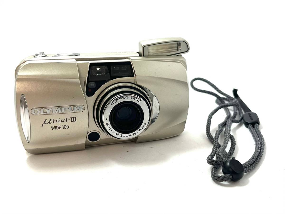 オリンパス olympus μ Ⅲ wide100 フィルムカメラ | fpac.com.br