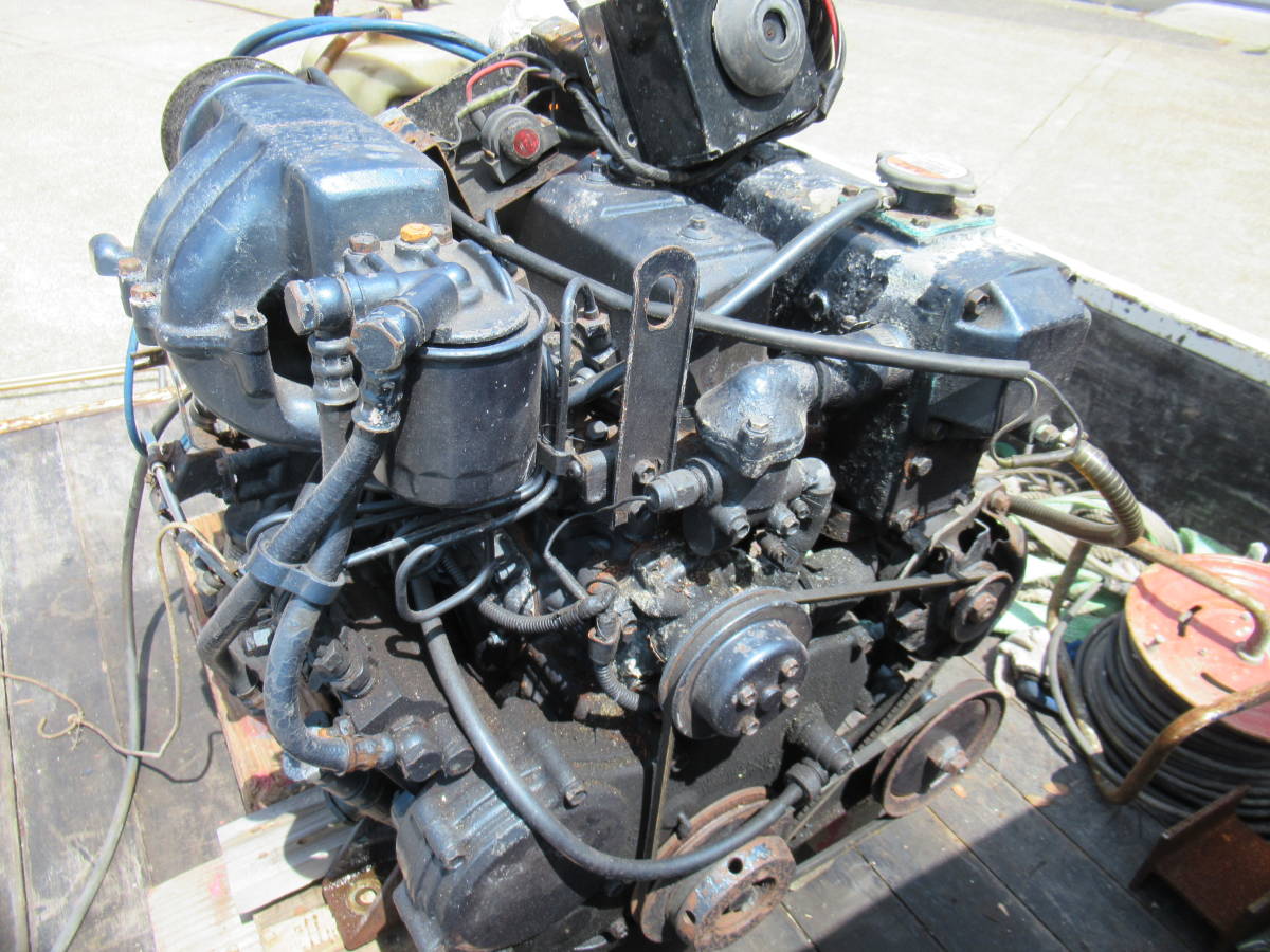 YAMAHA ディーゼルエンジン 42馬力 MD200Y 形式:70R ※動画有 YAMAHA ディーゼルエンジン 42馬力 MD200Y 形式:70R ※動画有