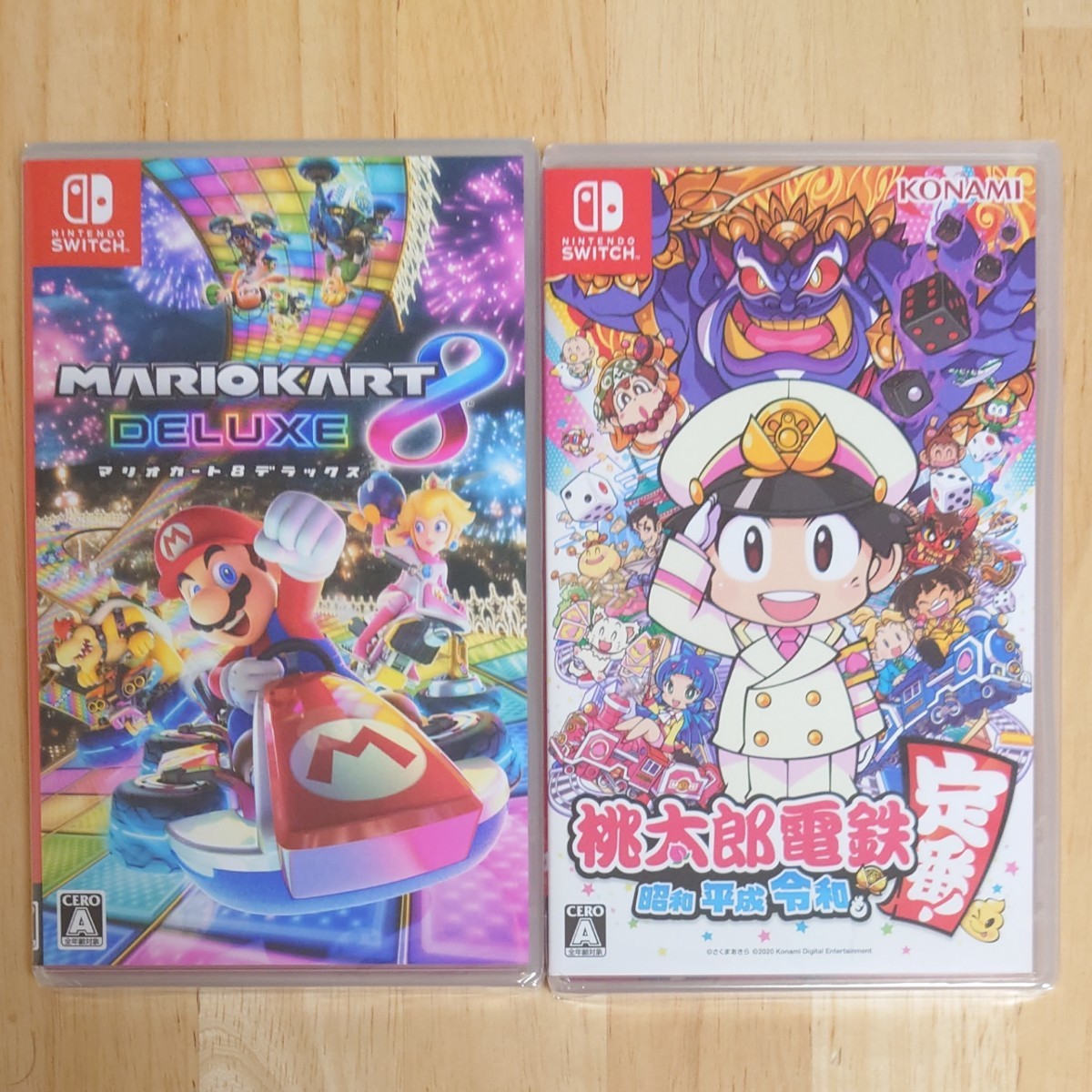 新品未開封 マリオカート 桃太郎電鉄 SWITCH ソフト 2本セット マリオ