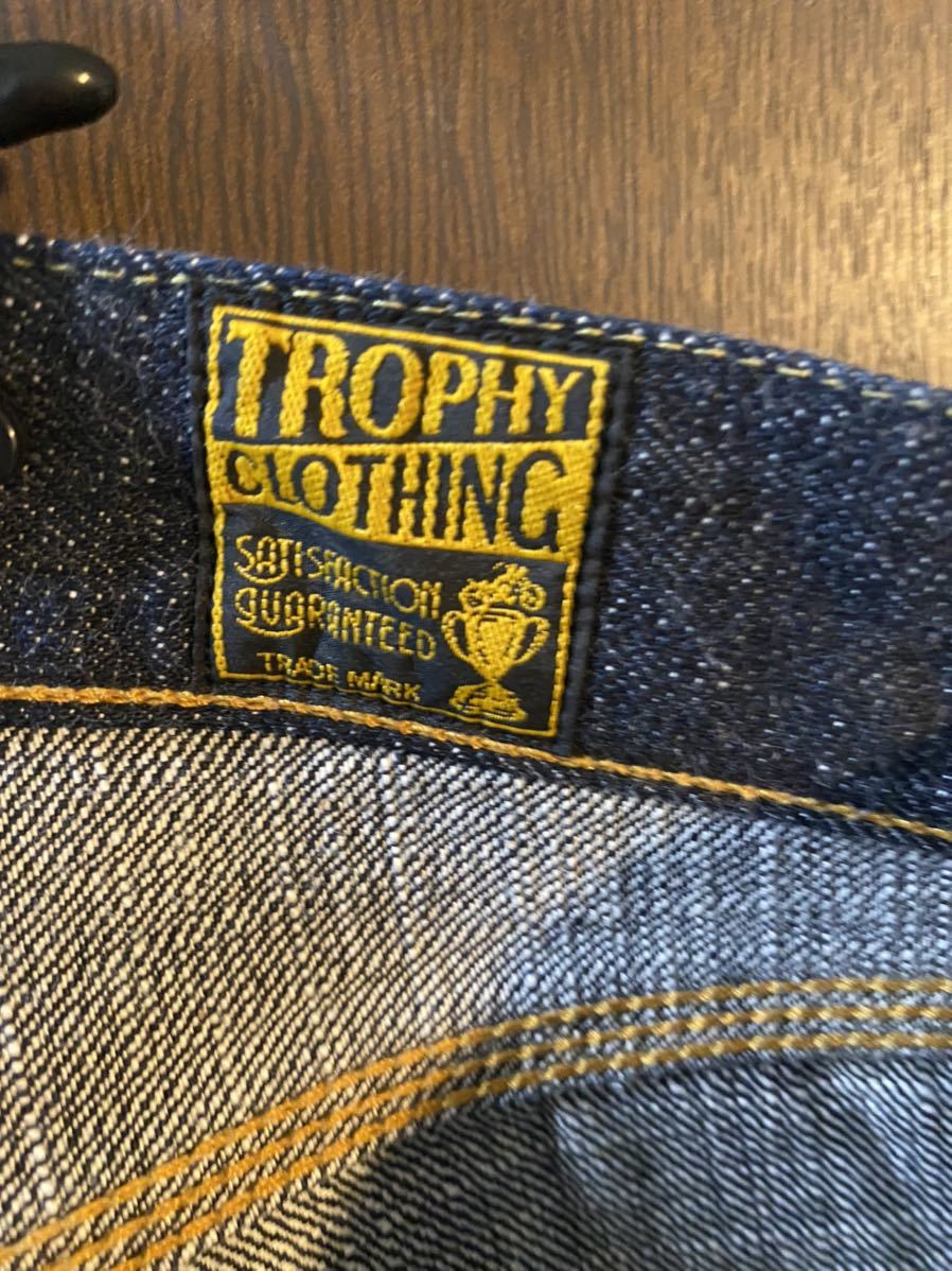 THE SPEEDWAY W-KNEE DENIM INDIGO KRAFTY TROPHY CLOTHNG ダブルニー