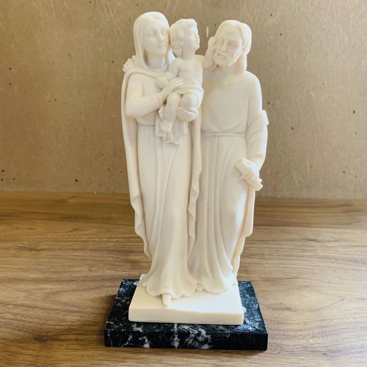 G.RUGGERI 聖家族 彫像 彫刻 カトリック教会 聖母マリア ヨセフ イエス・キリスト 輸入品 置物 オブジェ インテリア イタリア製 sculptor
