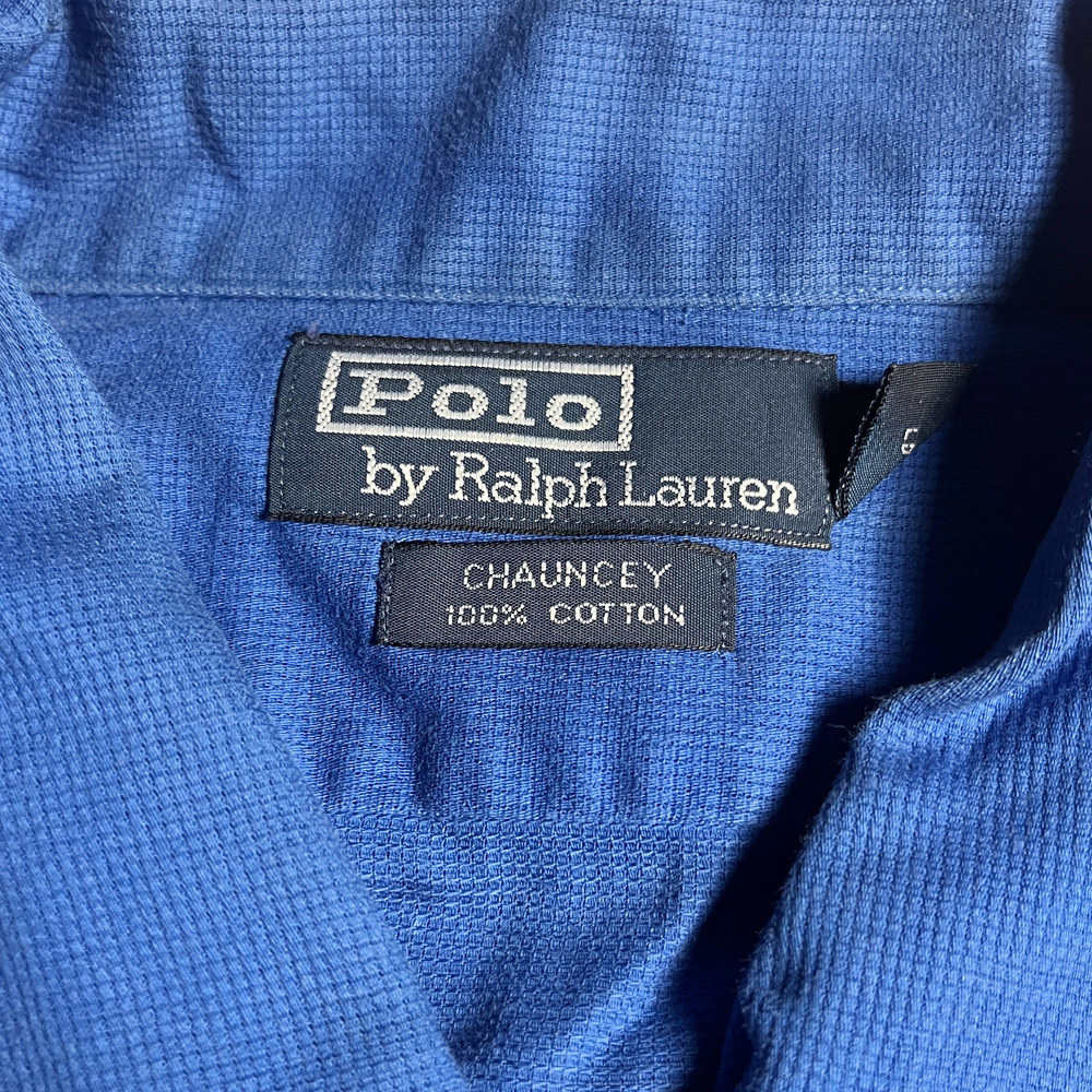 レア! 90's POLO Ralph Lauren Chauncey チャウンシー 半袖 shirts シャツ ポロラルフローレン ボタンダウン アロハ CALDWELL 90年代 着用_画像4