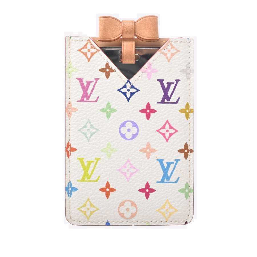 LOUIS VUITTON ルイヴィトン マルチ エテュイミロワール コンパクトミラー 鏡 マルチカラー PVC 【ブランド】 【中古】_ルイヴィトンその他服飾小物