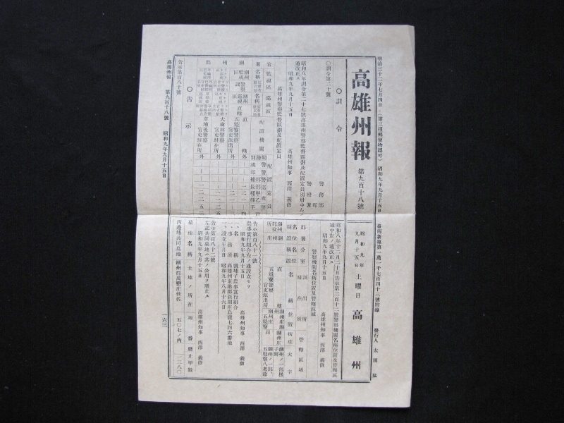 戦前 臺灣総督府師範学校長 坂上一郎 写真 大禮記念章之証 履歴書 納税申告書 年末賞與発令通知書 総督府構内 消印 書留エンタイヤ 資料 10