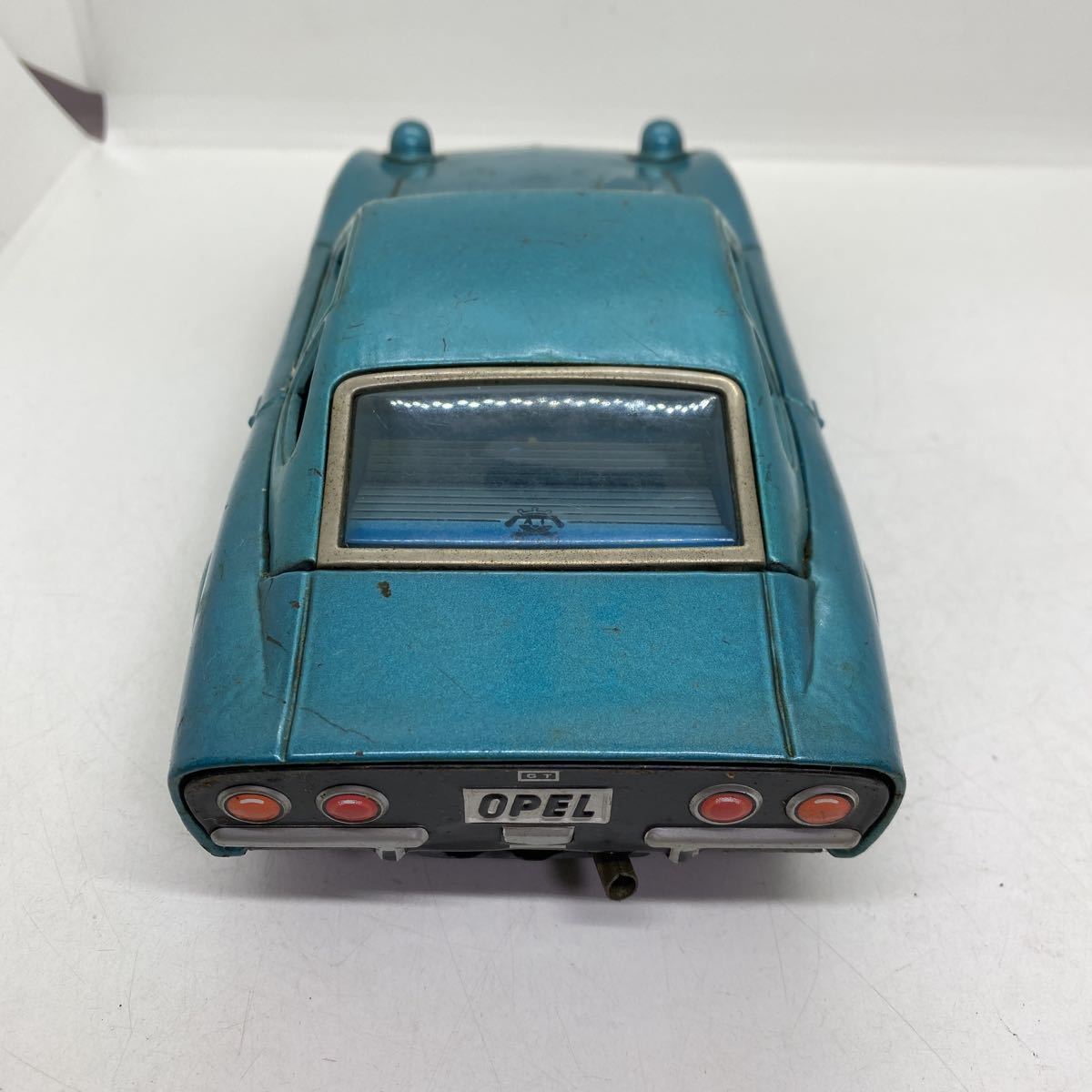 A4等級以上 ASAKUSA TOY 浅草トーイ ☆ブリキ 車 GT OPEL☆25cm☆当時