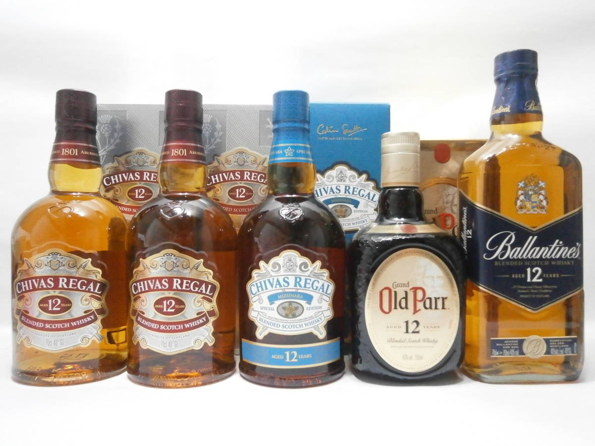 シーバスリーガル ミズナラ 12年 CHIVAS REGAL 12年 バランタイン 12年 700ml オールドパー12年 750ml スコッチ ウイスキー 5本セット(スコッチ)|売買されたオークション情報、yahooの商品情報をアーカイブ公開 - オークファン(aucfan.com) シーバスリーガル ミズナラ 12年 CHIVAS REGAL 12年 バランタイン 12年 700ml オールドパー12年 750ml スコッチ ウイスキー 5本セット(スコッチ)|売買されたオークション情報、yahooの商品情報をアーカイブ公開 - オークファン(aucfan.com)
