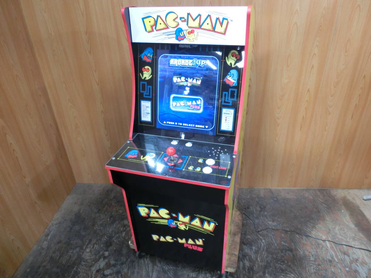 ■c44 【引取限定】PAC-MAN パックマン ARCADE 1UP アーケードゲーム　筐体ゲーム パックマン プラス _画像1