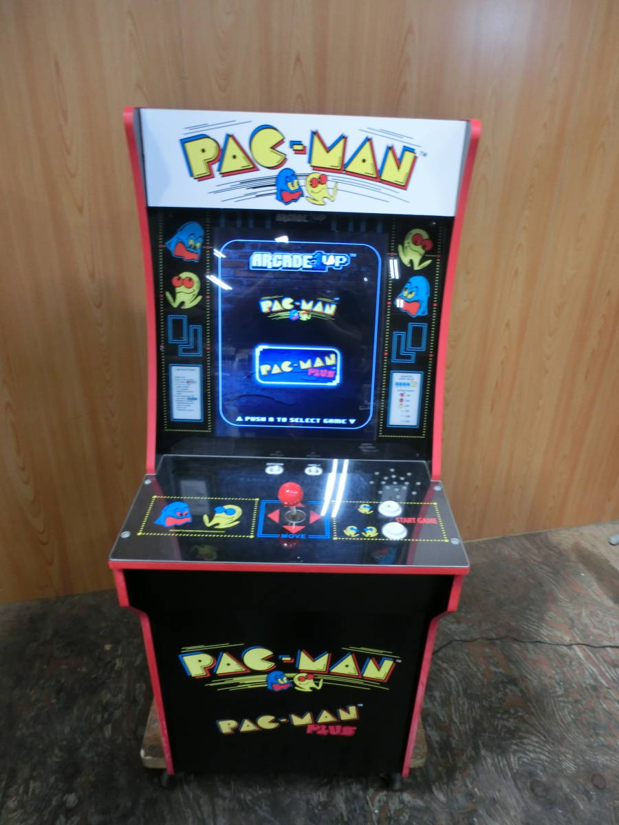 ■c44 【引取限定】PAC-MAN パックマン ARCADE 1UP アーケードゲーム　筐体ゲーム パックマン プラス _画像3