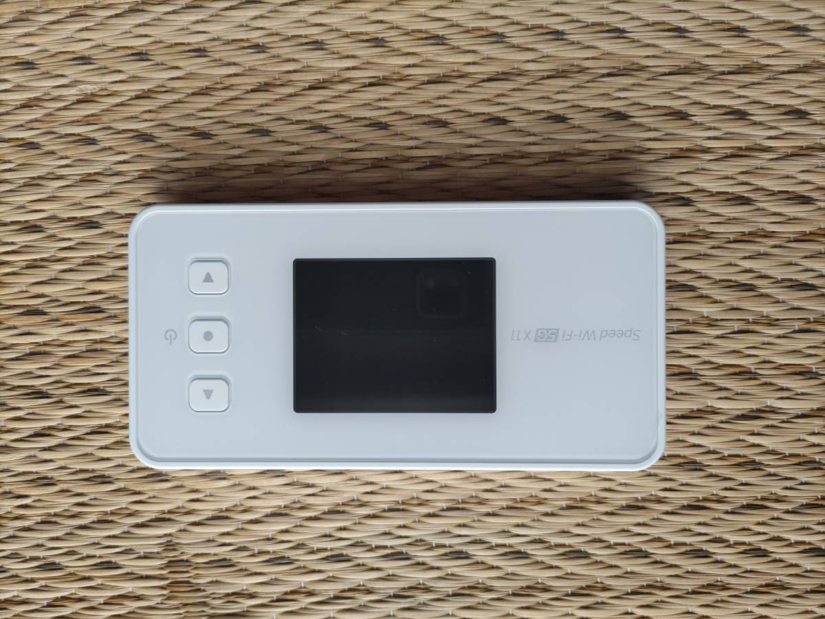 Speed Wi-Fi 5G X11 + X11クレードル + 携帯用ケース shimizu