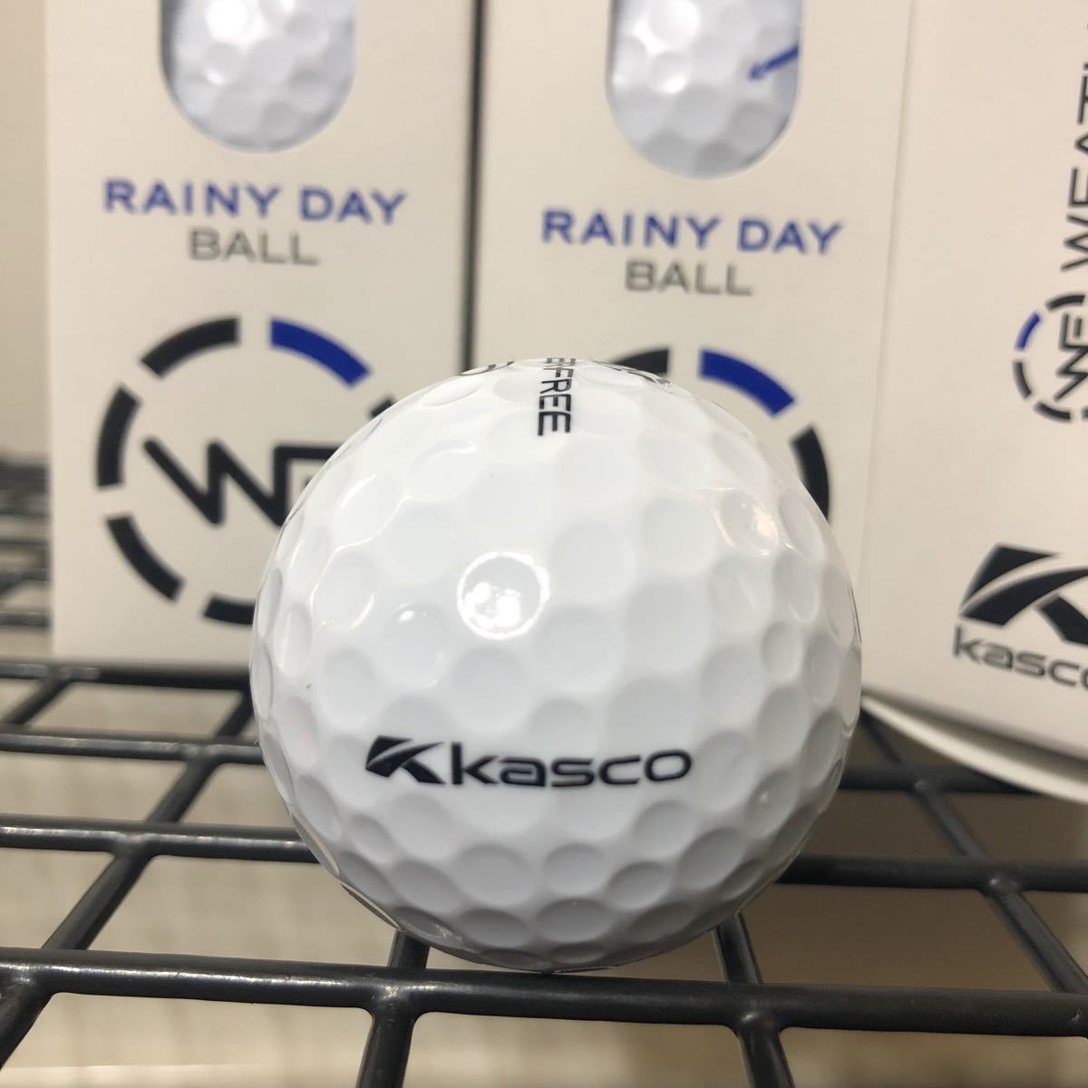 KASCOキャスコ WEATHER FREE ウェザーフリー 雨用ボール　雨対策ボール ゴルフボール　3スリーブ９個_画像5