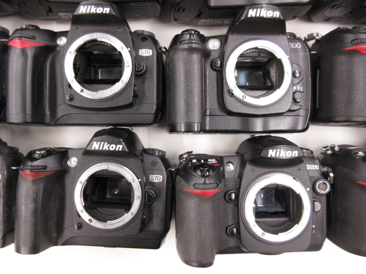 (2685)ジャンク デジタル一眼カメラ Nikon D70 D100 D200 D300 ニコン まとめてセット 20台 動作未確認 同梱不可_画像5