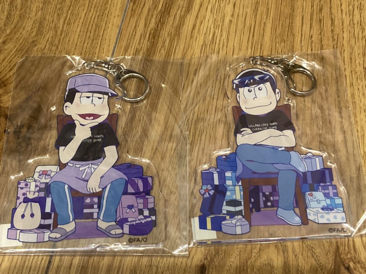 SALE/104%OFF】 おそ松さん コラボカフェ本舗 BLANC ペアアクリル