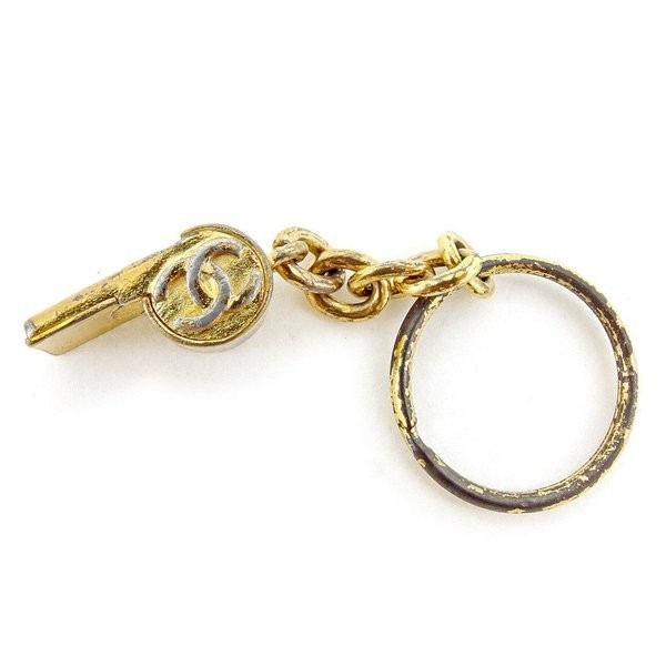 シャネル CHANEL キーホルダー キーリング ココマーク オールド