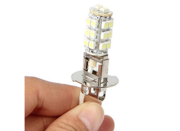 【即納/アメ車】 LED バルブ H3 規格 ホワイト フォグ ライト 26SMD 2個セット F-150 C-1500 インフィニティ QX56 M45 STS PT GMC C/K JEEP_画像2