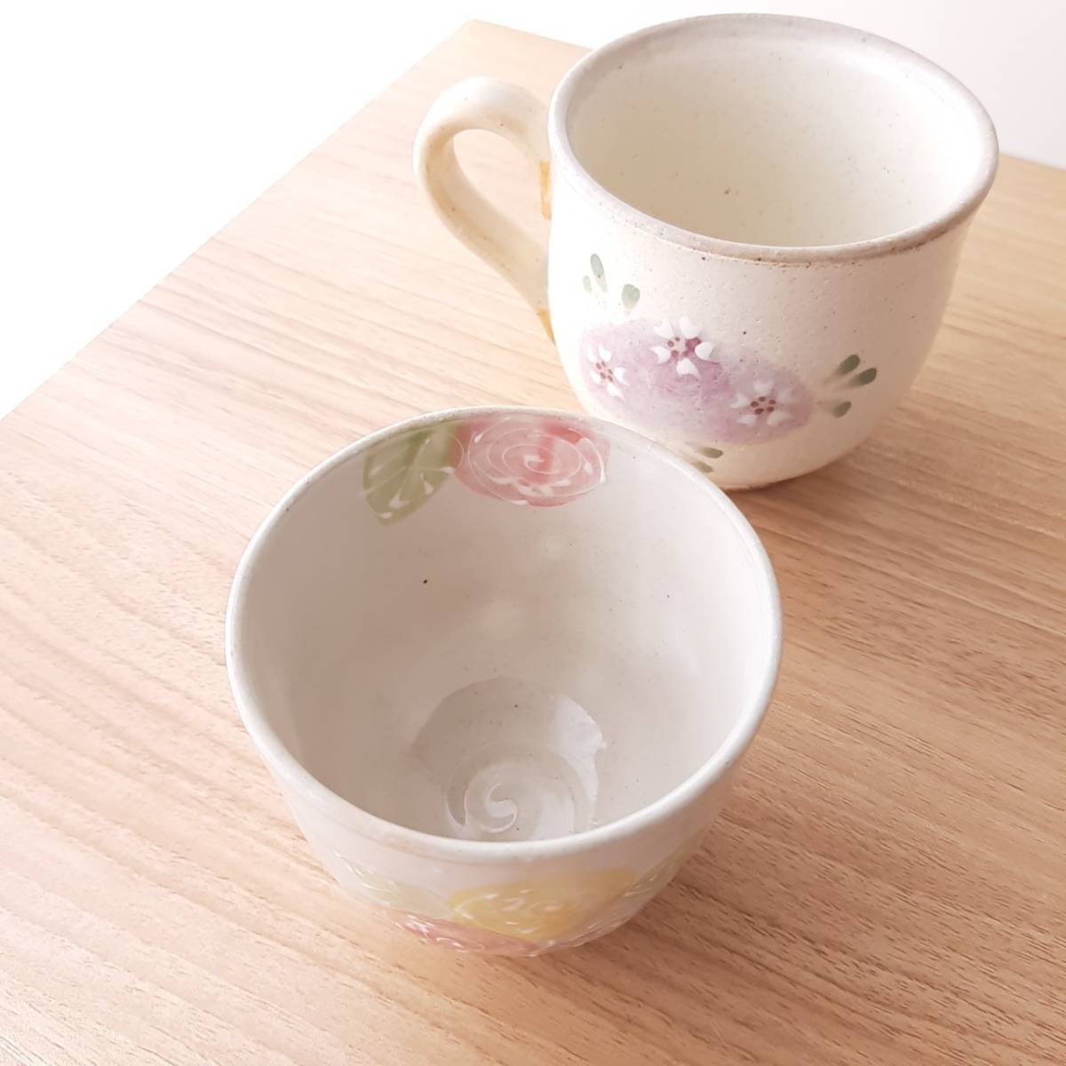 陶器　マグカップ　と　湯呑　ORIBE_画像4